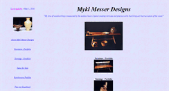 Desktop Screenshot of myklmesserdesigns.com